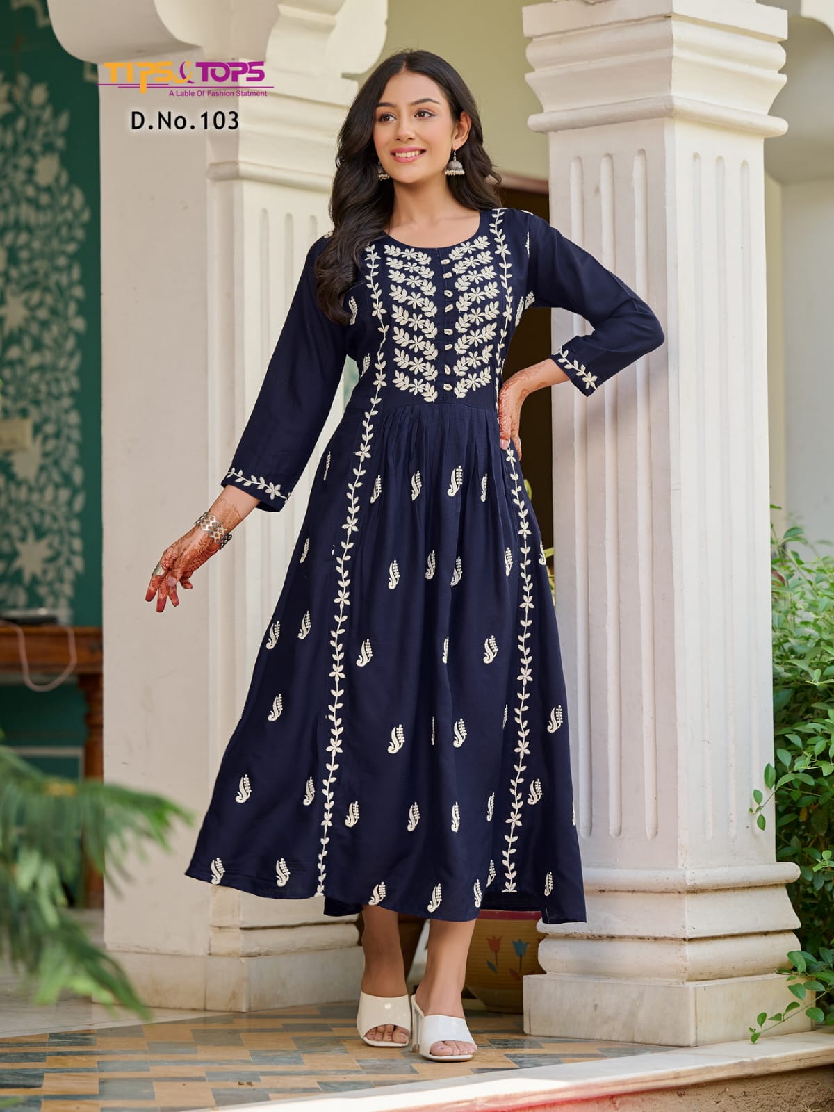 Tips And Tops Lakhnavi Designer Kurti Catalog